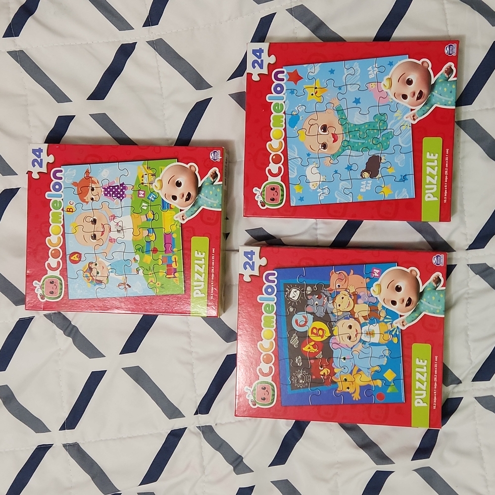 3 new cocomelon puzzles
